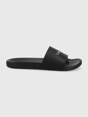 Calvin Klein klapki POOL SLIDE męskie kolor czarny HM0HM00455