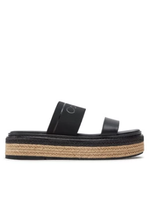 Calvin Klein Klapki Wedge Slide He HW0HW01966 Czarny