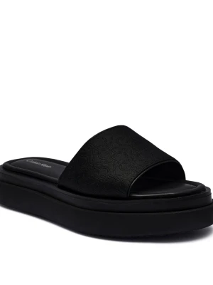 Calvin Klein Klapki | z dodatkiem skóry czarny