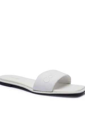 Calvin Klein Klapki | z dodatkiem skóry biały
