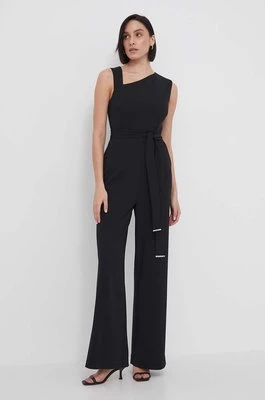 Calvin Klein kombinezon kolor czarny z odkrytymi plecami K20K207024