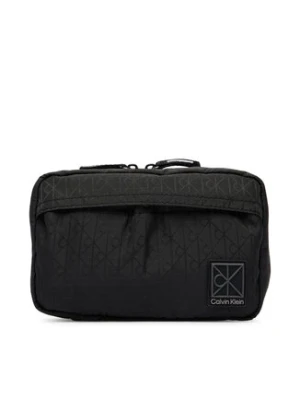 Calvin Klein Kosmetyczka Emblem Aop Washbag LV04D1208G Czarny