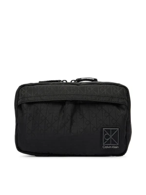 Calvin Klein Kosmetyczka Emblem Aop Washbag LV04D1208G Czarny