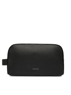 Calvin Klein Kosmetyczka Foil Emboss Dopp Kit LV04D1031G Czarny