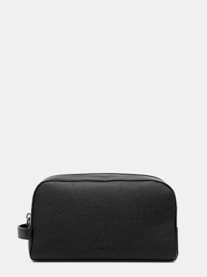 Calvin Klein kosmetyczka skórzana kolor czarny LV04D1036G