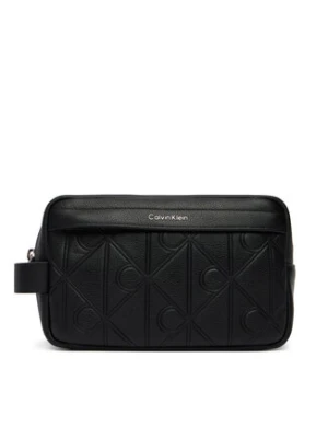 Calvin Klein Kosmetyczka Xl Emblem Aop Embo?Ss Dopp Kit LV04D1179G Czarny