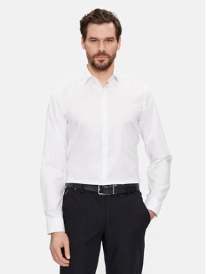 Calvin Klein Koszula K10K108426 Biały Slim Fit