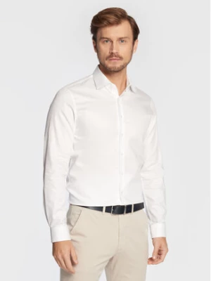 Calvin Klein Koszula K10K108427 Biały Slim Fit