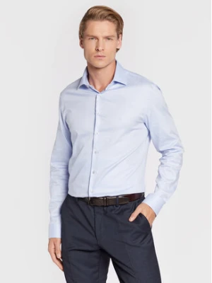 Calvin Klein Koszula K10K108427 Niebieski Fitted Fit