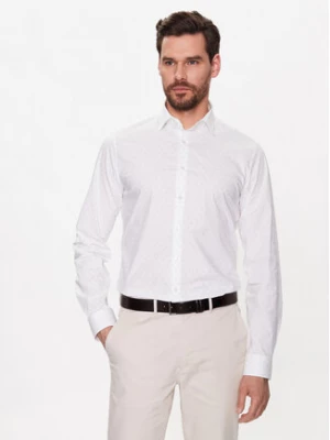 Calvin Klein Koszula K10K111289 Biały Slim Fit