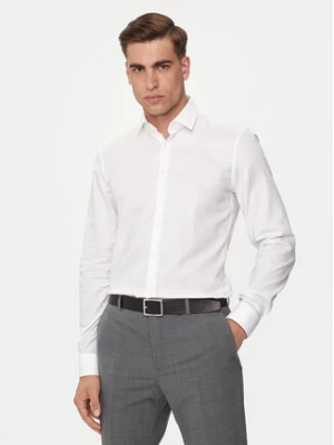 Calvin Klein Koszula K10K113164 Biały Slim Fit