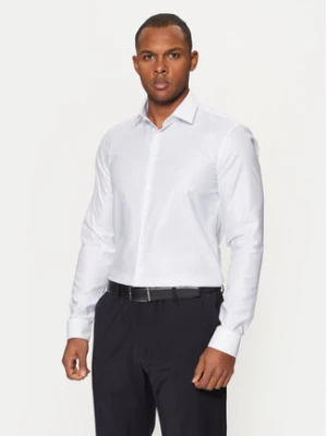 Calvin Klein Koszula K10K113855 Biały Slim Fit