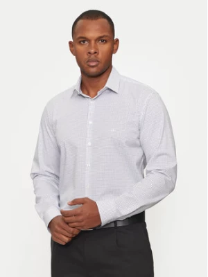 Calvin Klein Koszula K10K114023 Biały Slim Fit