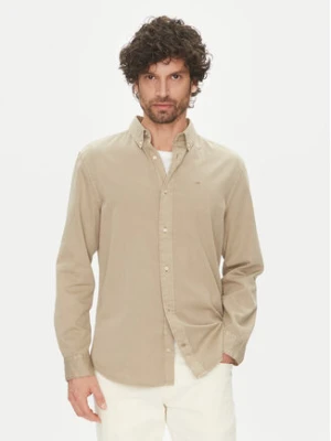 Calvin Klein Koszula K10K114200 Beżowy Comfort Fit