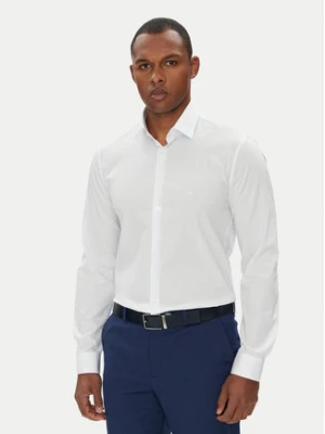Calvin Klein Koszula K10K114299 Biały Slim Fit