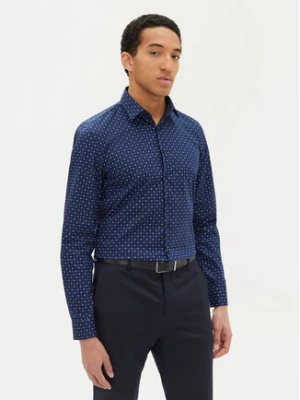 Calvin Klein Koszula K10K114313 Granatowy Slim Fit
