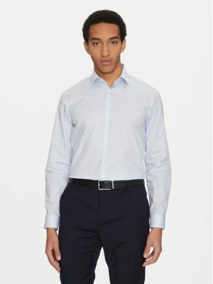 Calvin Klein Koszula K10K114314 Błękitny Slim Fit Niebieski jasny