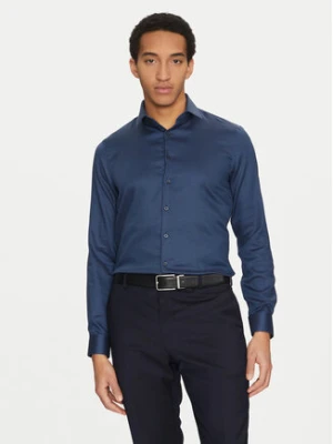 Calvin Klein Koszula K10K114316 Granatowy Slim Fit