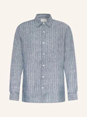 Calvin Klein Koszula Lniana O Kroju Classic Fit blau