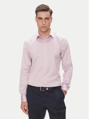 Calvin Klein Koszula LV019EU035 Różowy Slim Fit