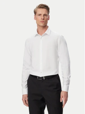 Calvin Klein Koszula LV019EU146 Biały Slim Fit