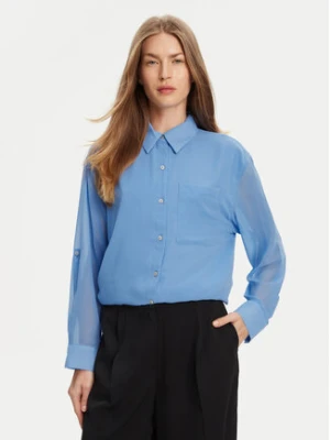 Calvin Klein Koszula LV044B902G Niebieski Regular Fit