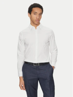 Calvin Klein Koszula LV04LB145G Biały Slim Fit