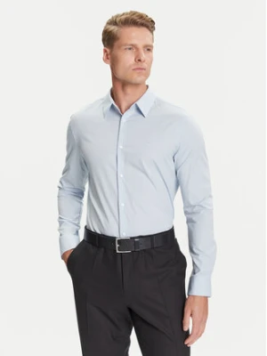 Calvin Klein Koszula LV04LB145G Błękitny Slim Fit