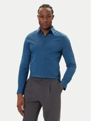 Calvin Klein Koszula LV04LB145G Niebieski Slim Fit