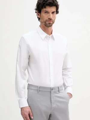 Calvin Klein koszula męska kolor biały regular z kołnierzykiem klasycznym LV04LB148G