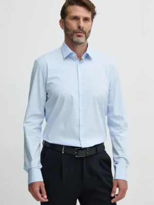 Zdjęcie produktu Calvin Klein koszula męska kolor niebieski slim z kołnierzykiem klasycznym K10K113524