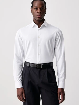 Calvin Klein koszula męska z bawełną biały