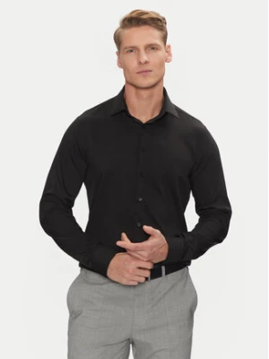 Calvin Klein Koszula Performance Solid Slim Shirt K10K114324 Czarny Regular Fit