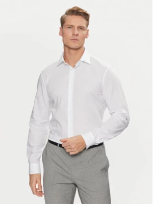 Calvin Klein Koszula Poplin Stretch Regular Shirt K10K109509 Biały Slim Fit