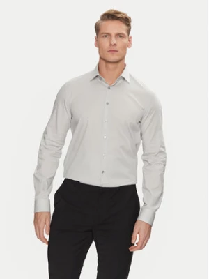 Calvin Klein Koszula Poplin Stretch Slim Shirt K10K108229 Biały Slim Fit