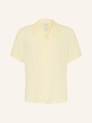Calvin Klein Koszula Resortowa Classic Fit Z Lnem gelb