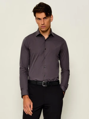 Calvin Klein Koszula | Slim Fit | stretch | easy care grafitowy
