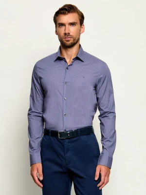 Calvin Klein Koszula | Slim Fit | stretch granatowy