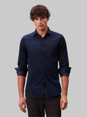 Calvin Klein Koszula | Slim Fit | sztruks granatowy