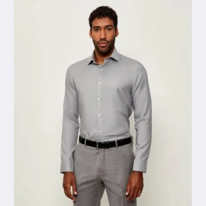 Calvin Klein Koszula | Slim Fit | z dodatkiem wełny