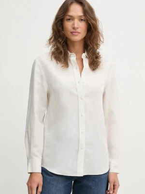 Calvin Klein koszula z domieszką lnu