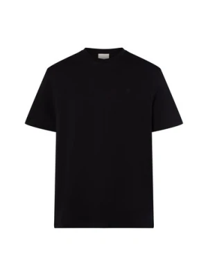 Calvin Klein Koszulka męska Mężczyźni Bawełna czarny jednolity,