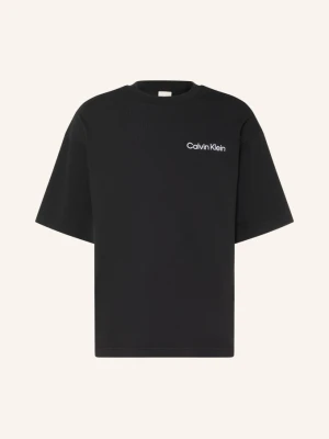 Calvin Klein Koszulka Nocna schwarz CZARNY