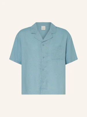 Calvin Klein Koszulka Od Piżamy Linen Blend Z Lnem blau