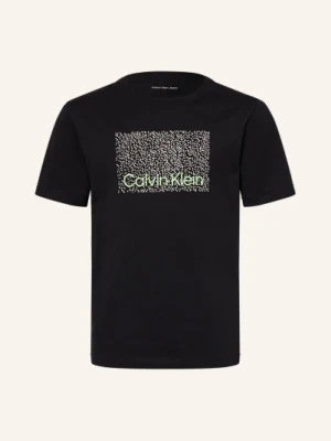 Calvin Klein Koszulka Perforation schwarz