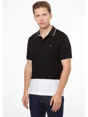 Calvin Klein Koszulka polo w kolorze biało-czarnym rozmiar: M