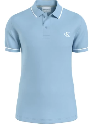 Calvin Klein Koszulka polo w kolorze błękitnym rozmiar: XXL