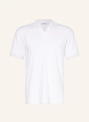 Calvin Klein Koszulka Polo Z Dżerseju Comfort Fit weiss