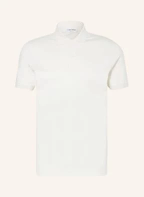 Calvin Klein Koszulka Polo Z Dżerseju Slim Fit weiss