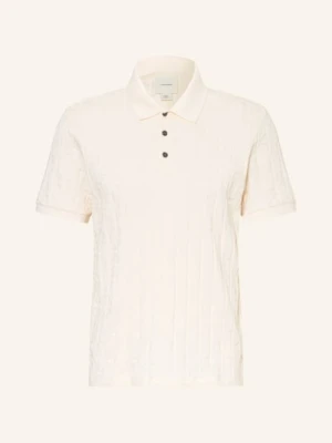 Calvin Klein Koszulka Polo Z Dżerseju weiss ECRU